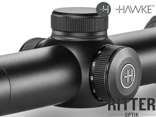 Hawke Zielfernrohr VANTAGE 30 WA FD IR 1-8×24 L4A FIBER DOT Leuchtabsehen - 1/2 MOA - 11fach verstellbar 14510
