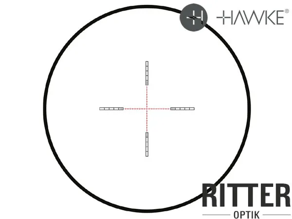 Hawke Vantage 30 WA FFP 4-16×50 SF IR Half Mil Dot Leuchtabsehen MRAD 14300