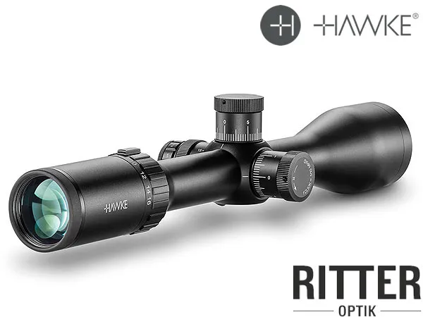 Hawke Zielfernrohr Vantage 30 WA FFP 4-16×50 SF Half Mil Dot IR Leuchtabsehen - seitlicher Parallaxenausgleich 14300