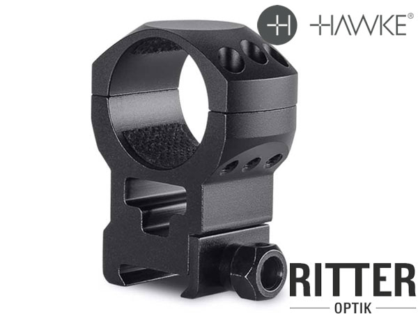 HAWKE Tactical Aufkippmontage für Weaver / Picatinnyschiene 30mm Mittelrohr - extra Hoch 24 118