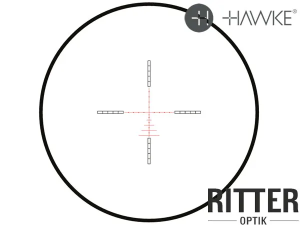 Hawke Airmax 30 FFP SF 6-24x50 AMX IR Leuchtabsehen - MRAD Absehen