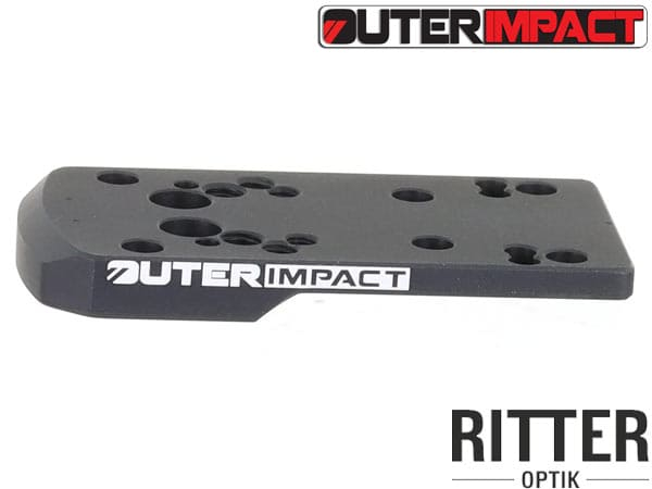 Outerimpact Universal Red Dot Adapter für Heckler & Koch SFP9 und VP9 Pistolen