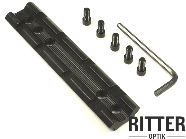 Picatinny Schiene 100mm gewölbter Boden Vollmaterial für Aufschubmontagen oder Visiere