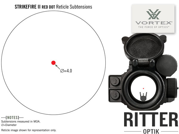 Red Dot VORTEX Strikefire II 4 MOA