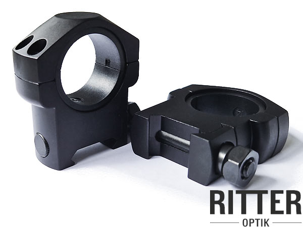 Ritter-Optik Zielfernrohrmontage für Weaver- und Picatinnyschiene 30 & 25,4 mm Mittelrohr - mittlere Bauhöhe