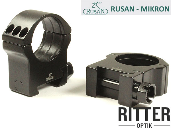 RUSAN Tactical Aufkippmontage 2 teilig für 30mm Tubus Picatinny Montageringe BH15