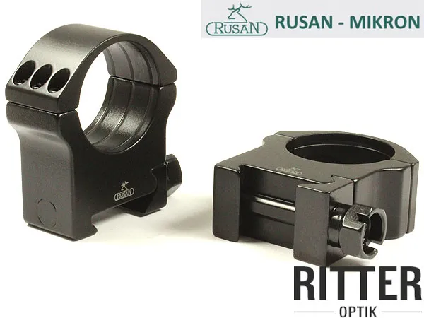 RUSAN Tactical Aufkippmontage 2 teilig für 30mm Tubus Picatinny Montageringe BH15