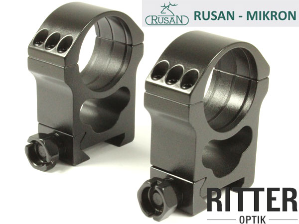 RUSAN Tactical Aufkippmontage 2 teilig für 30mm Tubus Montageringe für Picatinny Schiene