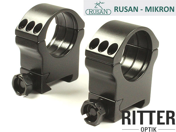 RUSAN Tactical Aufkippmontage 2 teilig für 30mm Tubus Montageringe für Picatinny Schiene