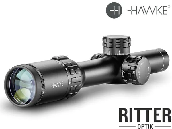 Hawke Zielfernrohr FRONTIER 30 FD 1-10×24 MIL FD Leuchtabsehen - 1⁄10 MRAD - LPVO (Low Power Variable Optics)