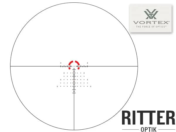 VORTEX LPVO Zielfernrohr Strike Eagle 1-10x24 FFP EBR-8 BDC MRAD Leuchtabsehen Details