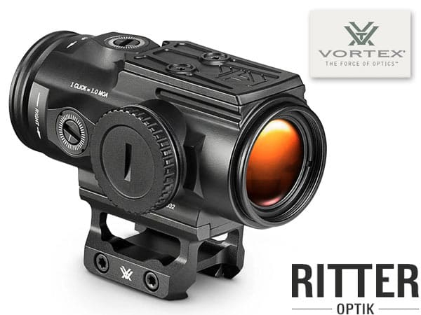 VORTEX Spitfire HD Gen II 5x Prismenvisier mit AR-BDC4 MOA Leuchtabsehen - mit Montage für Picatinny-Schienen