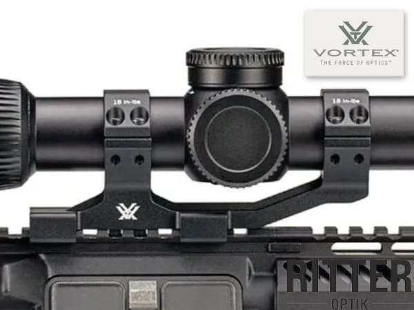 Vortex Sport Cantilever Mount 25,4mm (1 Zoll) Mittelrohr 2-Zoll Offset, Montage für Picatinny-Schienen AR15 - SCM-01-150