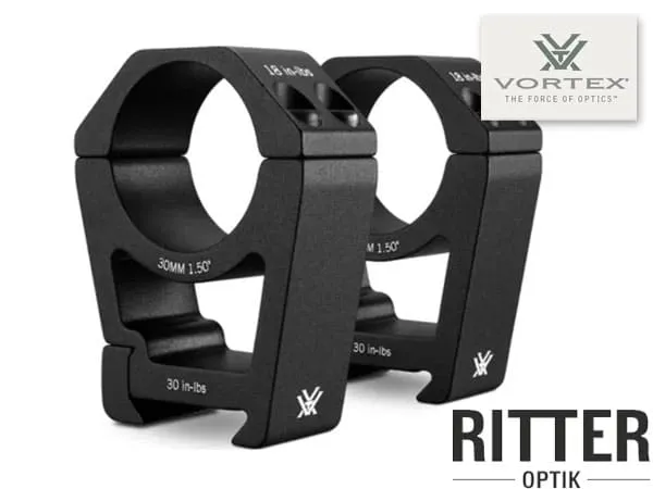 VORTEX Sport Rings Montageringe extra high für Zielfernrohre mit 30mm Mittelrohr für Weaver / Picatinnyschienen SPT30-XH