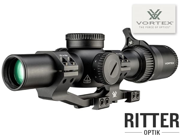 VORTEX Zielfernrohr Venom 1-6x24 Absehen AR-BDC3 Leuchtabsehen. Großes Seefeld - schnelle Zielerfassung.Throw Lever System Switchview VORTEX Sport Cantilever Mount Bundle BNDL-VEN1601-SCM