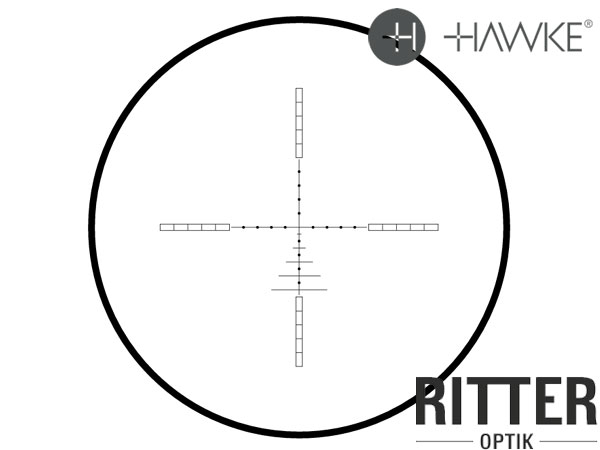 Airmax 3-9x40 AO AMX Absehen - Verstelltürme mit ¼ MOA