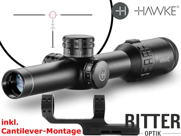Zielfernrohr Hawke Frontier 30 1-6x24 TACTICAL DOT IR