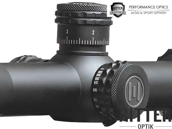Element Optics Zielfernrohr Helix | 4-16x44 FFP APR-1C MRAD Absehen - 1⁄10 MRAD - Zero-Stop Stelltürme