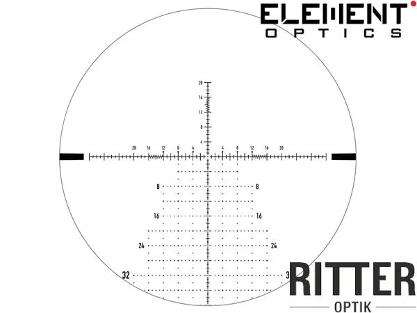 Zielfernrohr Element Optics Helix 4-16x44 FFP APR-2D MOA Absehen