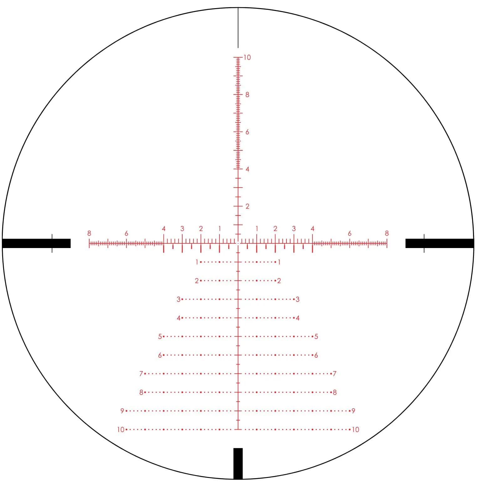 VORTEX Strike Eagle 3-18x44 FFP EBR-7C MRAD Leuchtabsehen in erster Bildebene