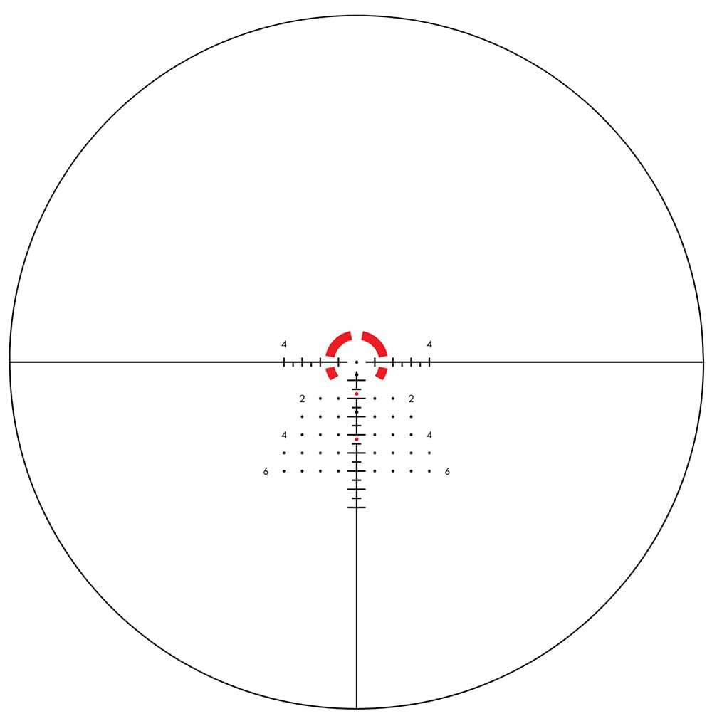 Vortex Zielfernrohr Strike Eagle 1-10x24 FFP mit EBR-8 MRAD Leuchtabsehen