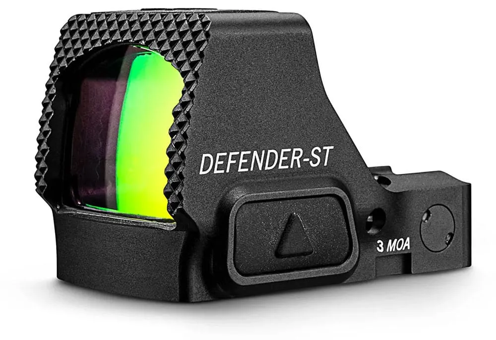 Vortex Defender ST Reflexvisier 3 MOA für dynamisches Sportschießen wie IPSC oder 3-Gun Shooting für Kurz- und Langwaffen
