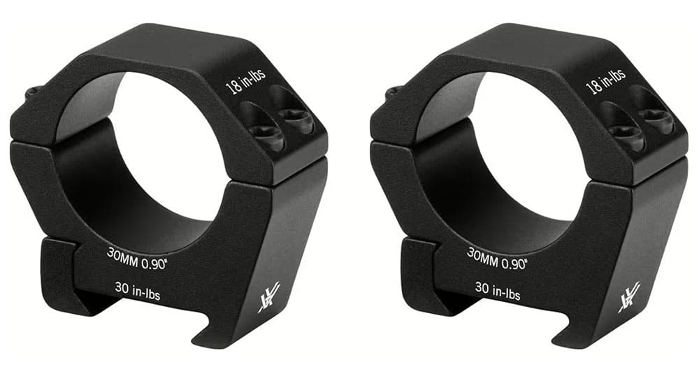VORTEX Sport Rings Aufkipp Montageringe für Zielfernrohre mit 30 mm Mittelrohr für Weaver / Picatinnyschienen Höhe medium SPT30-M