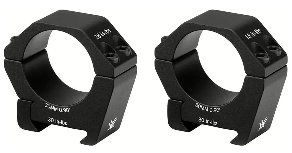 VORTEX Sport Rings Aufkipp Montageringe für Zielfernrohre mit 30 mm Mittelrohr für Weaver / Picatinnyschienen Höhe medium SPT30-M