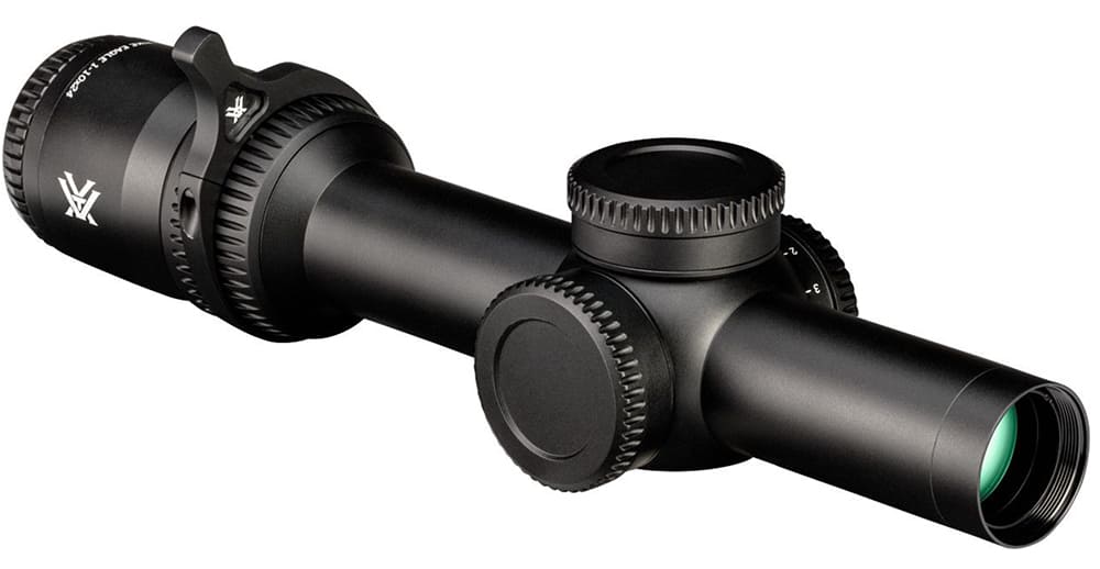 Zielfernrohr Vortex Strike Eagle 1-10x24 FFP mit EBR-8 MRAD Leuchtabsehen SE-11002