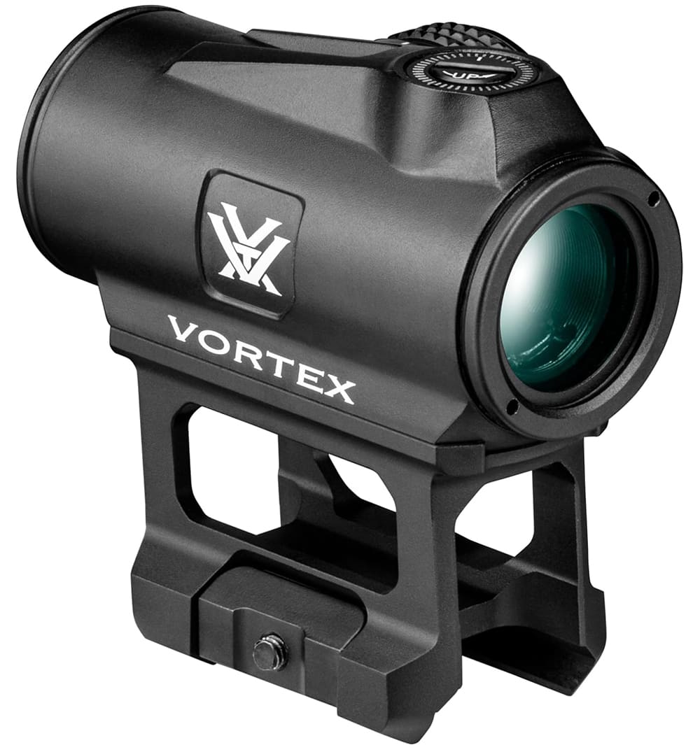 VORTEX TRIUMPH Rotpunktvisier 2 MOA Red Dot mit Picatinny Multi-Height und Low Mount System und Vortex VIP Garantie