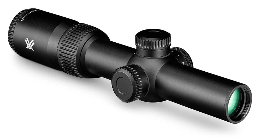 Vortex Crossfire HD 1-4x24 mit Dead-Hold® 2A BDC 2 MOA Leuchtabsehen - einteiliger 30mm Tubus