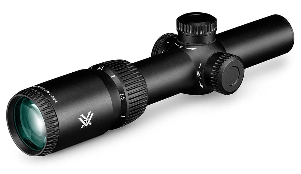 Vortex Crossfire HD 1-4x24 mit Dead-Hold® 2A BDC mit 2 MOA Leuchtpunkt
