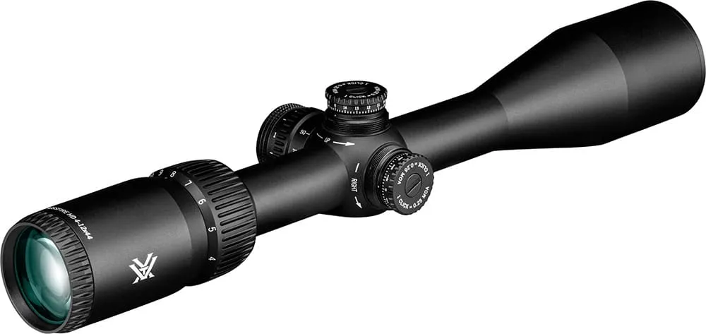 Vortex Crossfire HD 4-12x44 mit Dead-Hold® 2A BDC mit MOA Leuchtpunkt und 1/4 MOA Justierung