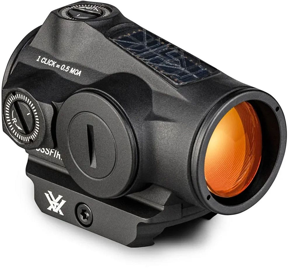 VORTEX CROSSFIRE II Rotpunktvisier 2 MOA Red Dot mit Multi-Height und Low Mount System - Solar Auto D-TEC