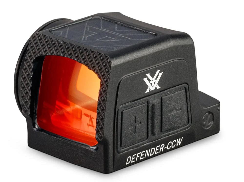 Reflexvisier VORTEX Defender CCW™ Enclosed Solar Micro Red Dot mit Multi-Reticle-System mit Picatinny Montage