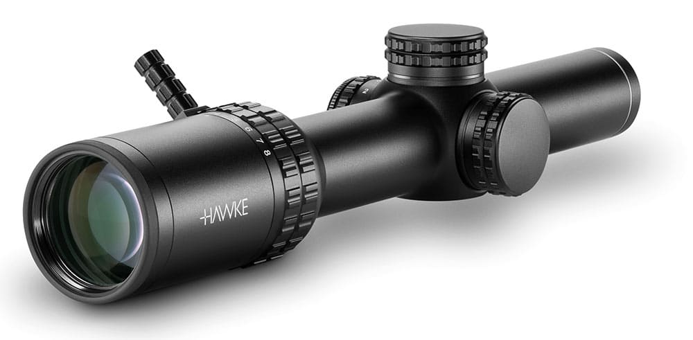 hawke zielfernrohr Vantage HD 30 1-8x24 Tactical BDC leuchtabsehen 14312 okular