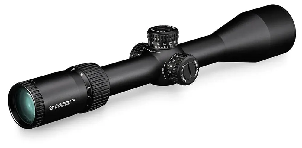 Zielfernrohr Diamondback Tactical 6-24x50 FFP EBR-2C Absehen von Vortex mit MRAD Verstellung