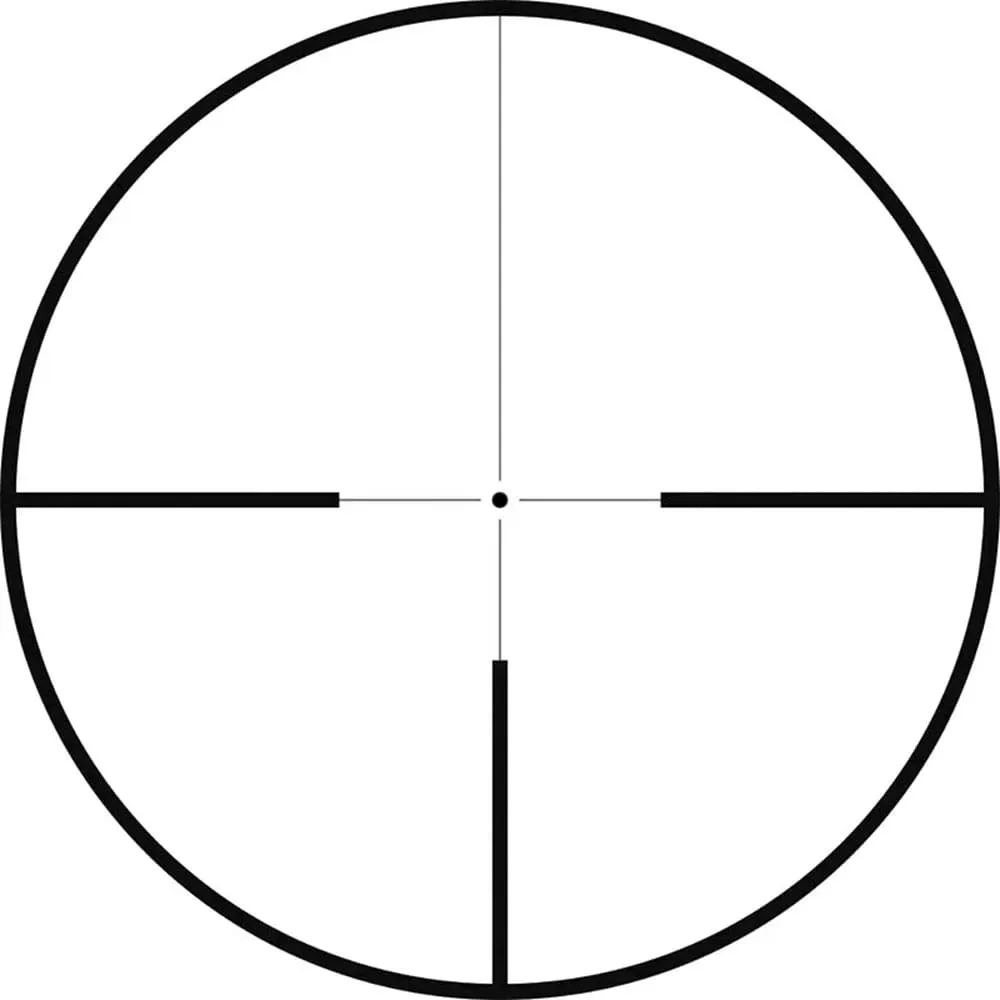 Zielfernrohr 3-12x56 IR V-VISION III mit Leuchtabsehen L4A mit 3 MOA Leuchtpunkt ausgeschaltet