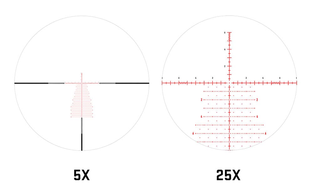 Element-Optics Titan 5-25x56 FFP APR- 2D MRAD Leuchtabsehen 50021 Vergrößerung