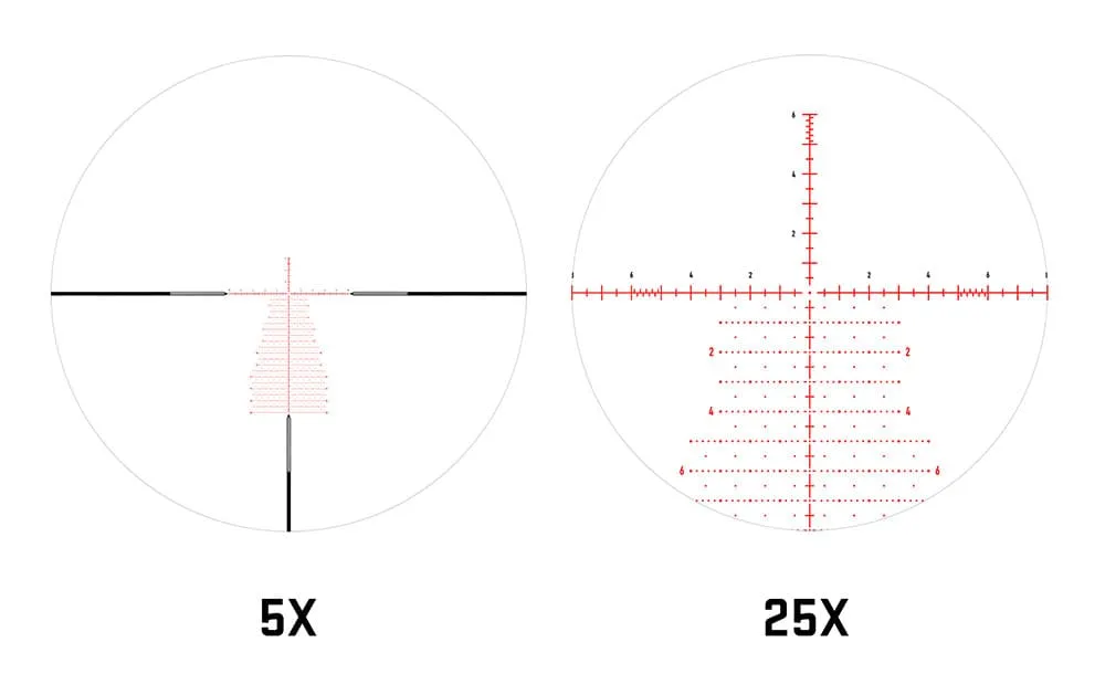 Element-Optics Titan 5-25x56 FFP APR- 2D MRAD Leuchtabsehen 50021 Vergrößerung